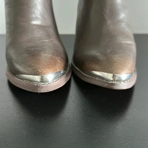 Not Rated Brown Cowgirl Booties - Picture 5 of 7